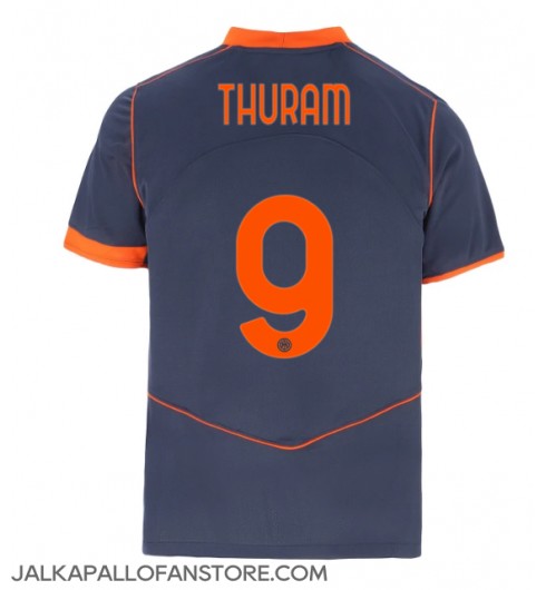 Inter Milan Marcus Thuram #9 Kolmaspaita 2025-26 Lyhythihainen Inter Milan Marcus Thuram #9 Kolmaspaita 2025-26 Lyhythihainen